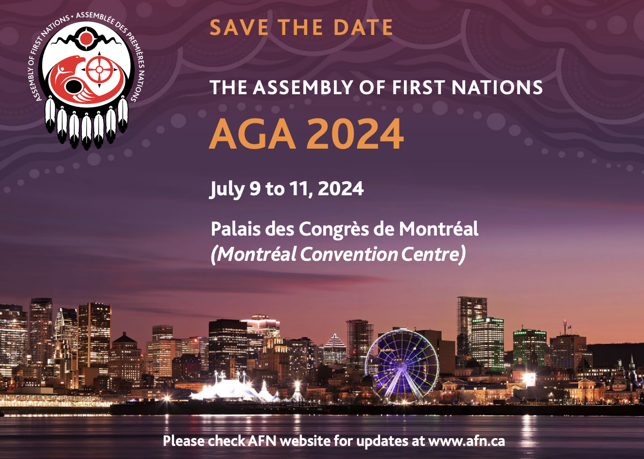 AFN AGA save the date
